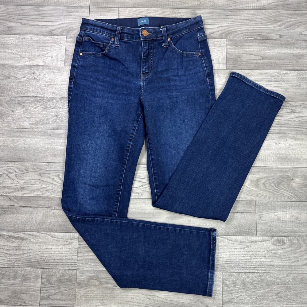JAG Jeans Ruby Straight Leg Jeans Mid Rise Dark Wash sz 8